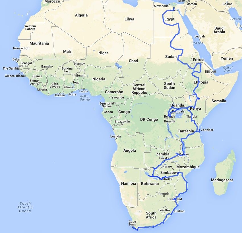 31 Nights Cape To Cairo African Safari